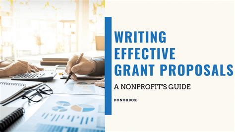 Writing a Grant Proposal — Nonprofit Insights.